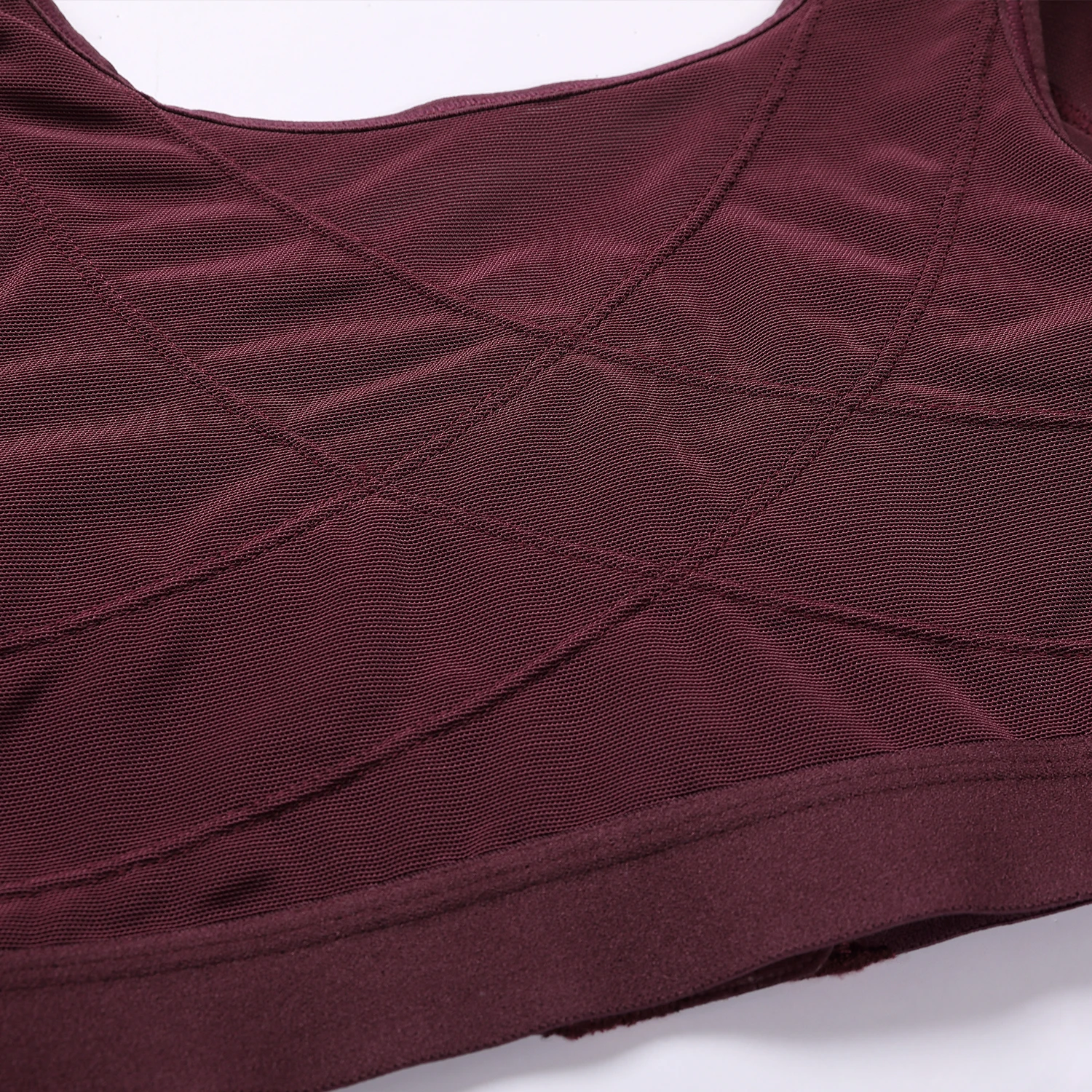 DELIMIRA Women's Plus Size Full Coverage Front Closure Wire Free Back Support Posture Bra X-shape Back D DD E F G