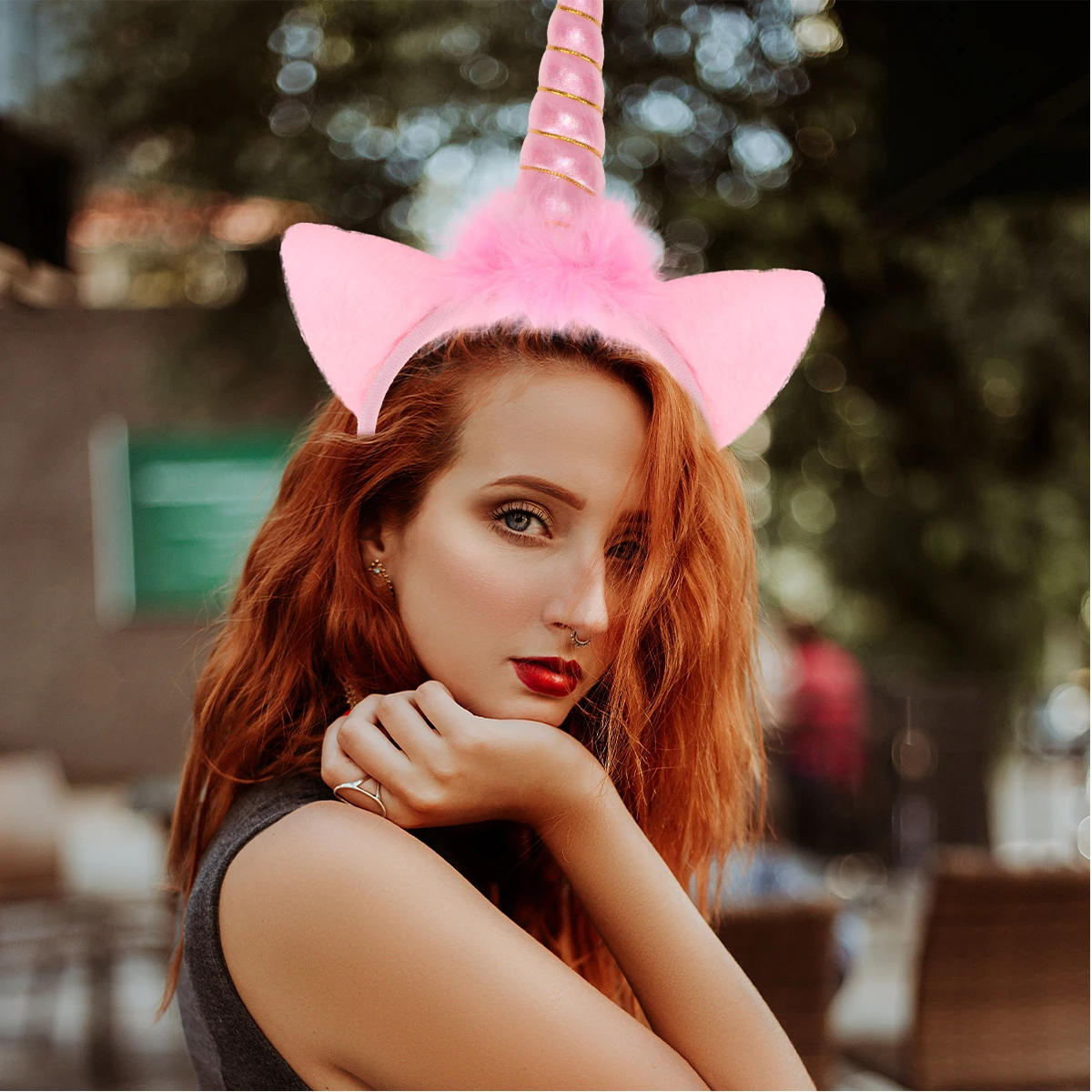 

1 шт., повязка на голову с единорогом, светящаяся светодиодная светящаяся повязка для волос для детей, девочек, взрослых, вечерние забавные аксессуары, головной убор с героями мультфильмов, 20-часовой светильник