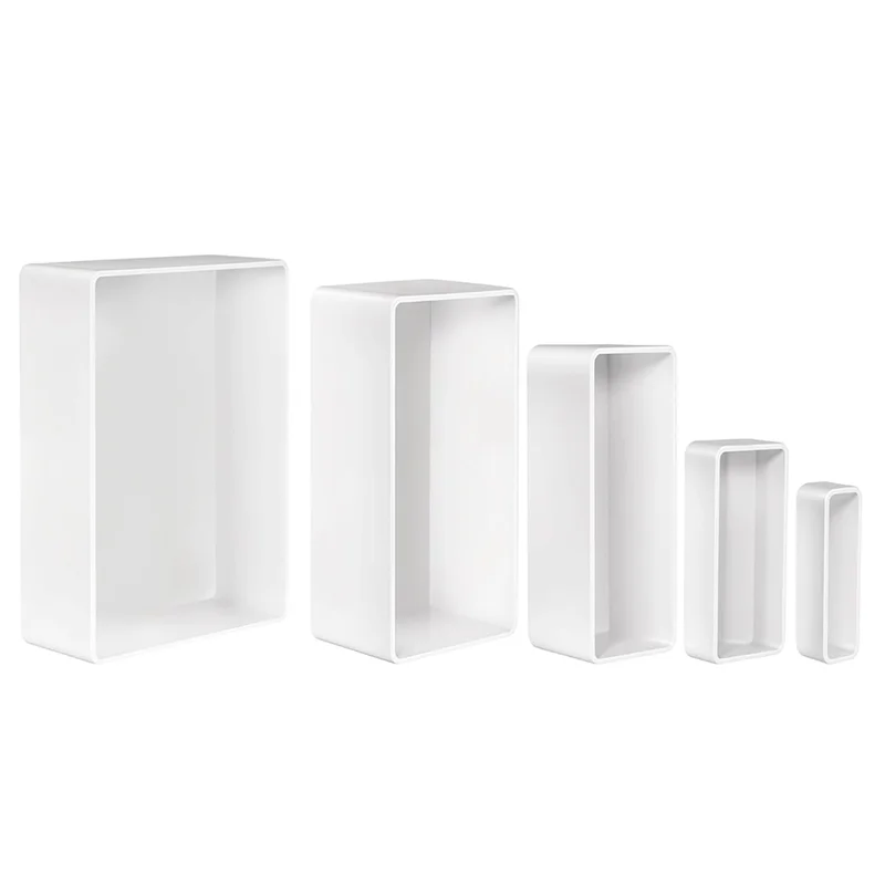 

AA76-5 шт. набор форм для силиконовой смолы с деревянной опорой, большие прямоугольные формы для литья эпоксидной смолы для декора «сделай сам»