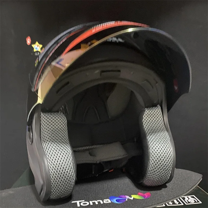 Casco moto 3/4 Open Face Bodyguard casco Dirt Racing moto Kart casco protettivo Capacete Cycling capacete