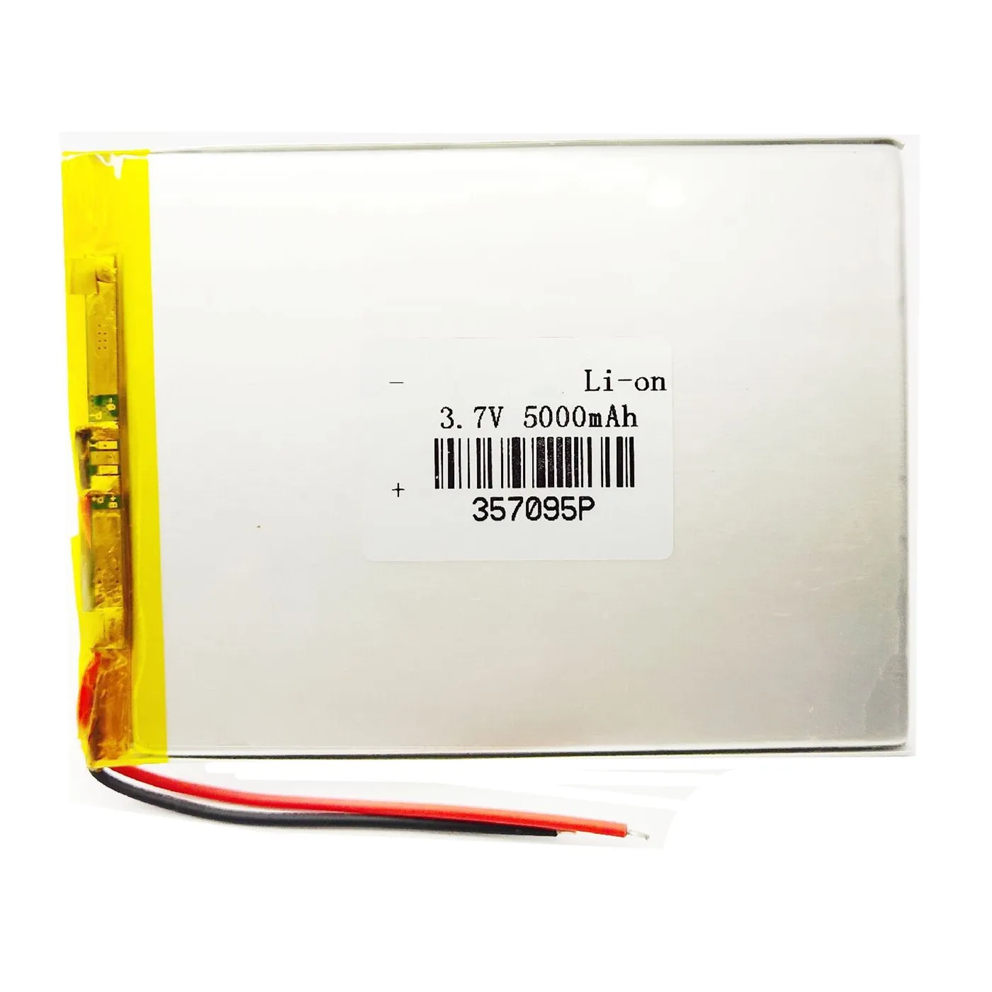 

307095 3,7 В 5000 мАч Lipo Батарея Полимерные литиевые батареи для 8-дюймового 9-дюймового MID-планшетного ПК, радиоуправляемых дронов, электроинструментов Размер 30*70*95