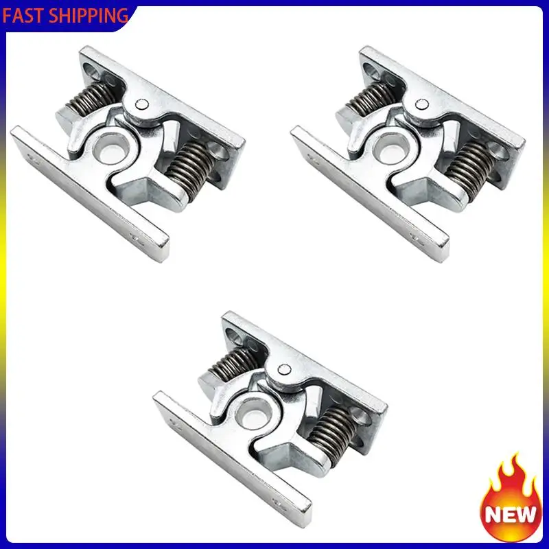 

Especial 3Pcs Spring Loaded Door Easy Lock Stop Catch Release Clamp Double Roller Catch (Mp-4)