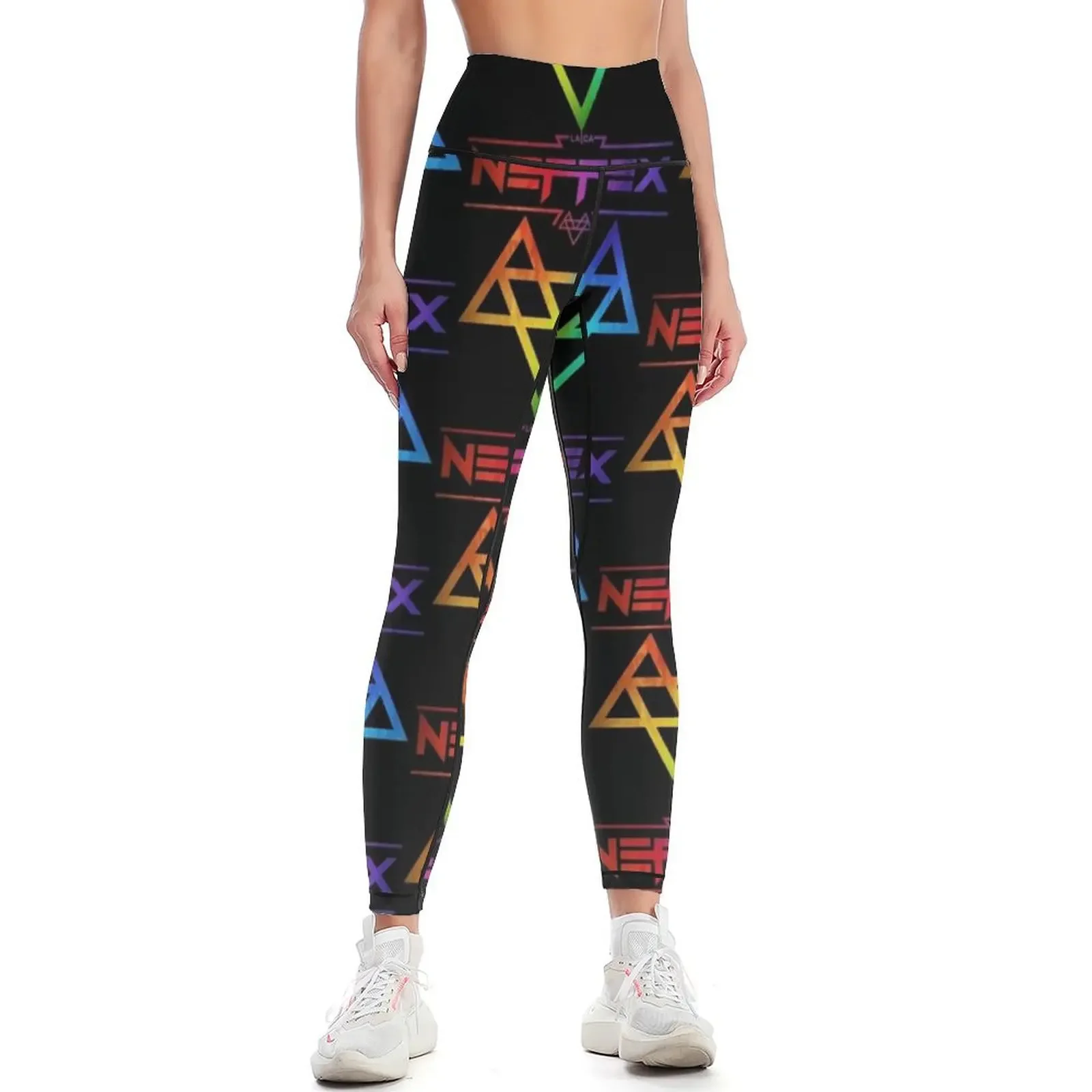 

neffex-rainbow Leggings gym top for fitness gym pants Womens Leggings