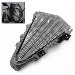 ABS Carbon Fiber Front Mid Upper Windscreen Fairing Cowl Cover For Yamaha TMax530 TMAX 530 T Max XP XP530 2013 2014 2015 2016