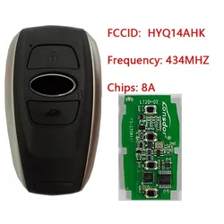 CN034007 na rynku wtórnym dla 2017-2020 Subaru 3-przycisk inteligentnego klucza PN 88835-FL03A HYQ14AHK 434mhz 8A chip231451-7000