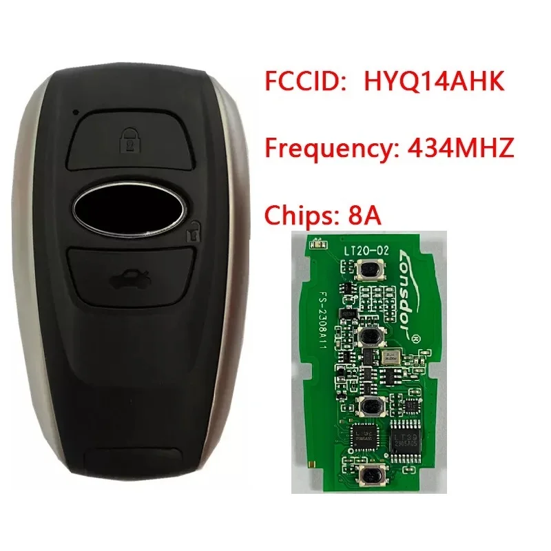 CN034007 Aftermarket For 2017-2020 Subaru 3-Button Smart Key PN 88835-FL03A HYQ14AHK 434mhz  8A chip231451-7000