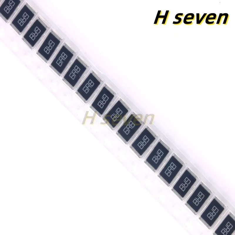 50 stücke 2512 smd Widerstand 6,8 Ohm 6,8 r 6 r8 Chip widerstand 1w 5%