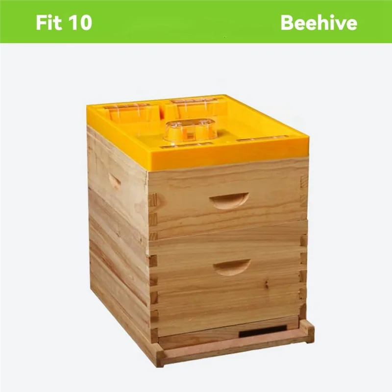 

AD23-кормушка для пчел, верхняя кормушка для улья, Langstroth 10, рама, принадлежности для пчеловодства, используемые для кормления воды или сахарного торта, чтобы пчелиный улей