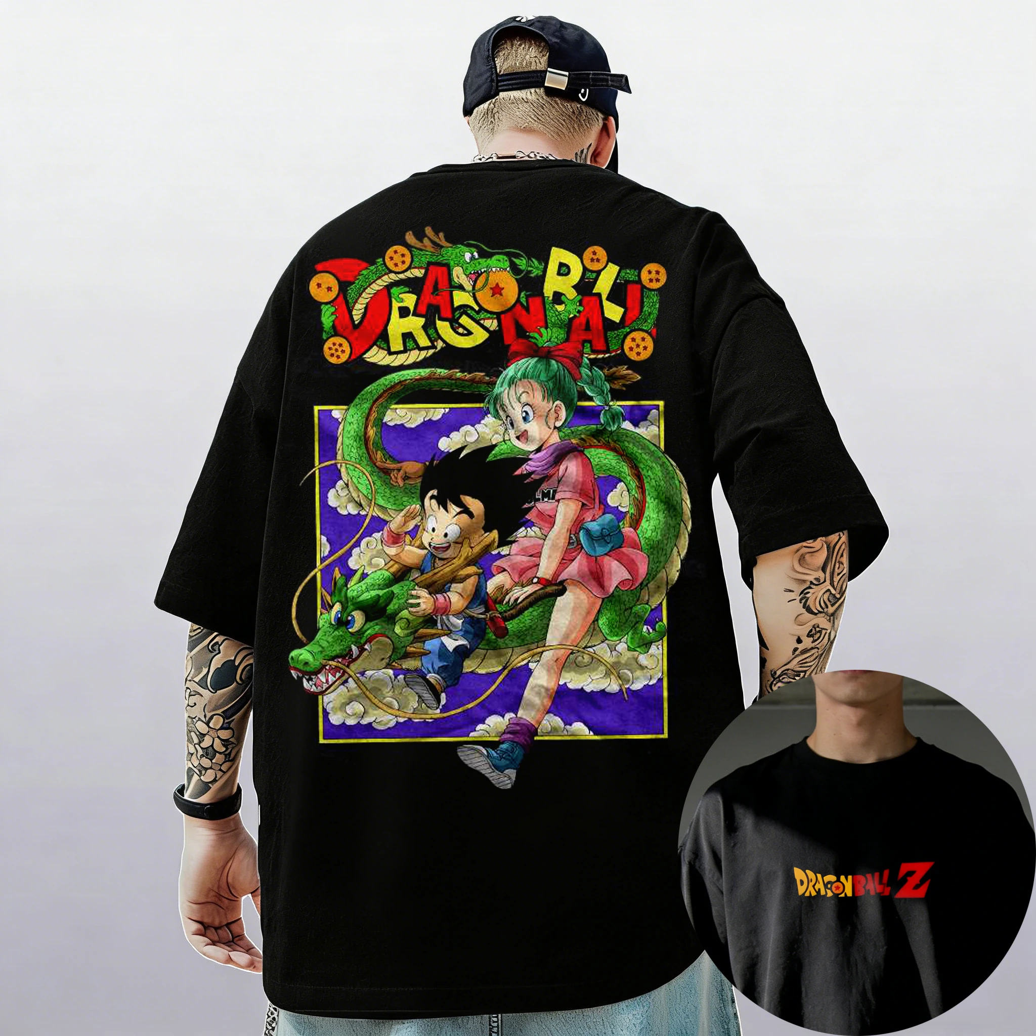 

Dragon Ball Z Men Women Son Goku Vegeta Bulma Print T-shirt Cotton Kid Clothes Funny Short Sleeve Harajuku New Arrival T-Shirts