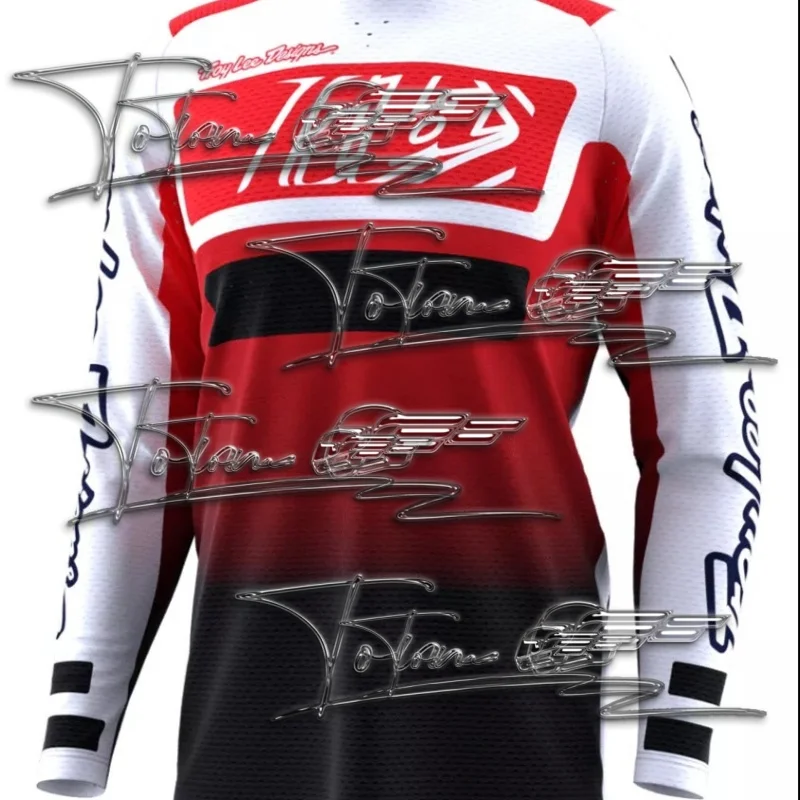 

motorcycle Troy Lee Designs SE Pro Air Lanes Mens MX Offroad Jersey Red/Black MD