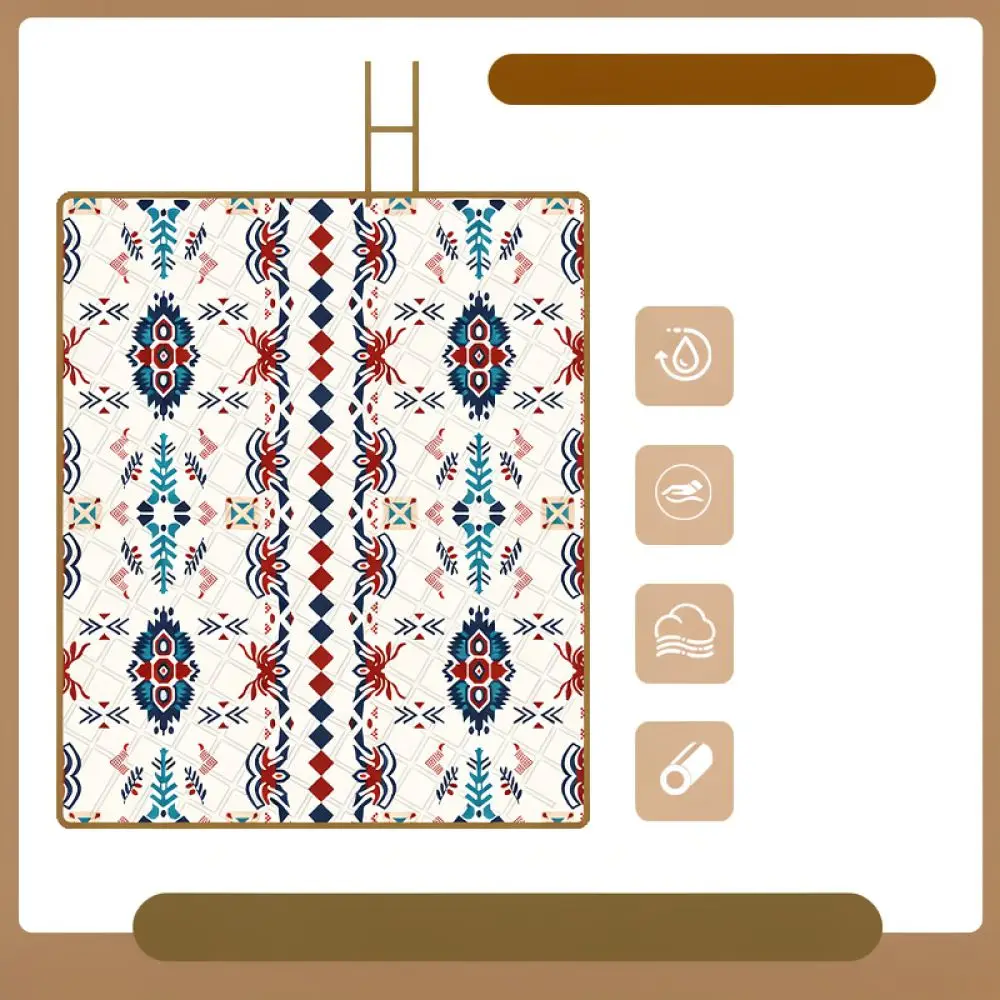 Portable Picnic Blanket Waterproof Thickened Moisture Proof Mat For Outdoor Camping Beach Travel Hiking Garden Picnic Gear Rug