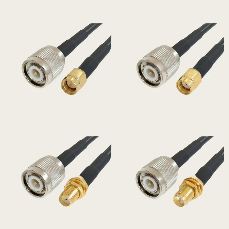 RG58 Cable TNC Female to SMA Male plug  & Female jack WiFi Antenna 50-3 50Ohm RF Coaxial Pigtail Jumper Cables