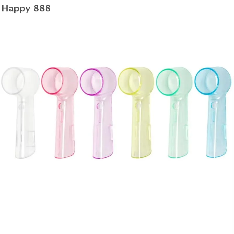 

6-Piece Transparent Toothbrush Head Dust Cover Set Compatible With Replacement Brush Heads For Electric Toothbrushes