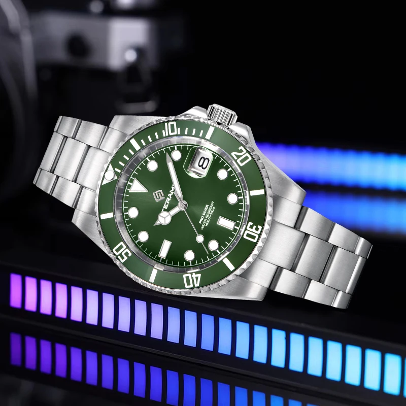 TERAMI Design Simple Mechanical Man Watch 316L Stainless Steel Case Sport Waterproof Automatic Japan Movement NH35 Men's Watches