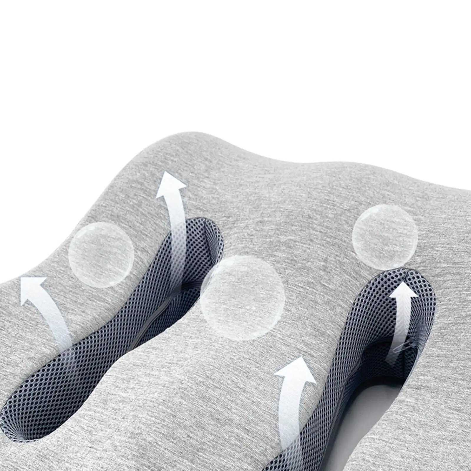 Leg Support and Elevation Pillow Memory Foam Breathable Ergonomic Sleep Cushion for Bedroom Lounge