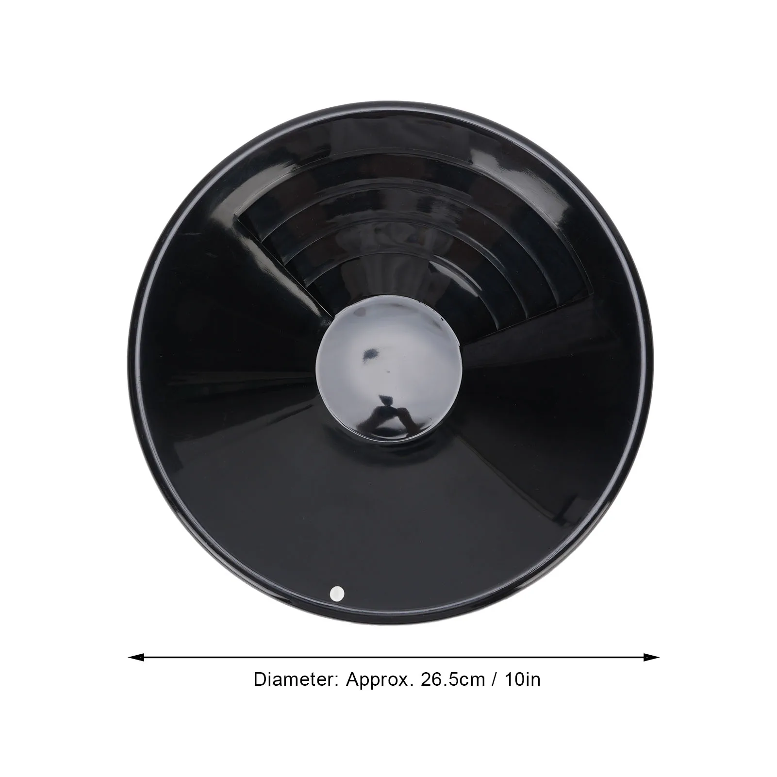 Wajan Emas 10 Inci Bulat Hitam ABS Kokoh Ringan untuk Menambang Emas Wajan Penambang Emas Wajan Emas 10 Inci