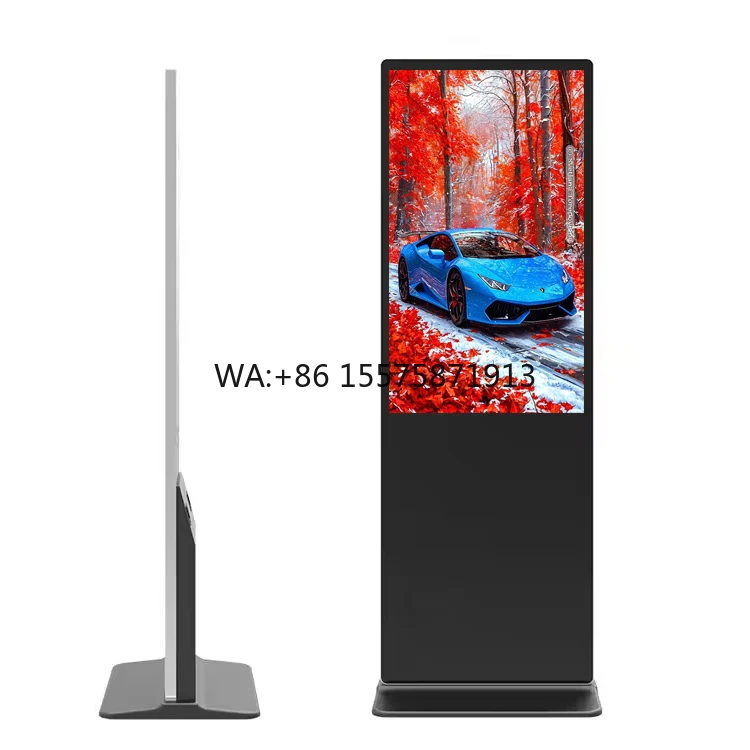 Factory Price 4K Digital Signage LCD Display Touch Screens 32 43 49 55 65 Inch Indoor Floor Stand Displays