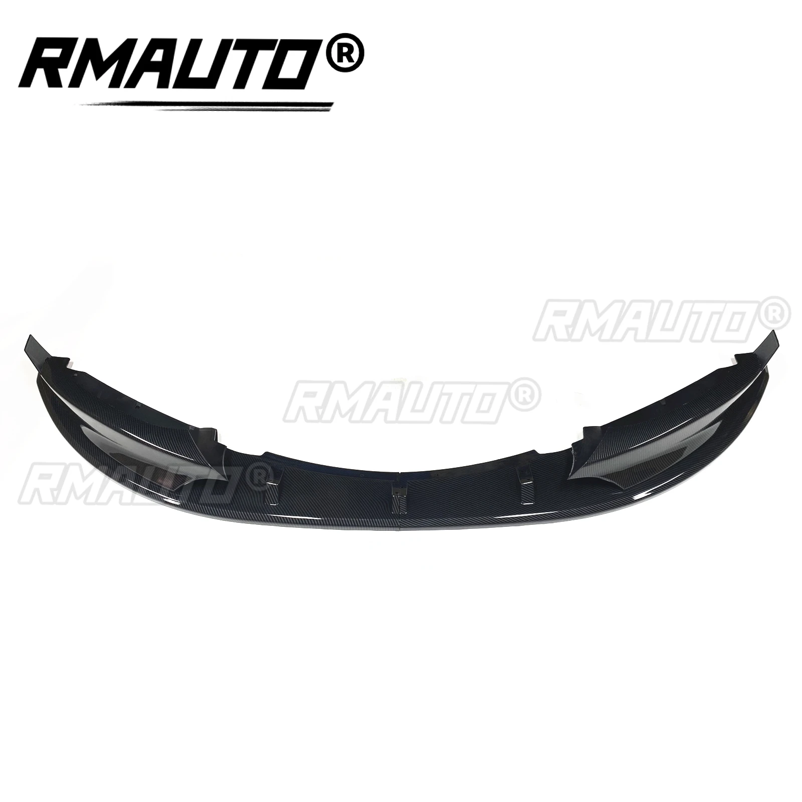 E82 Front Splitter Carbon Fiber 4Pcs Set Front Bumper Splitter Spoiler Lip Diffuser for BMW 1 Series E82 E88 M Sport 2007-2013