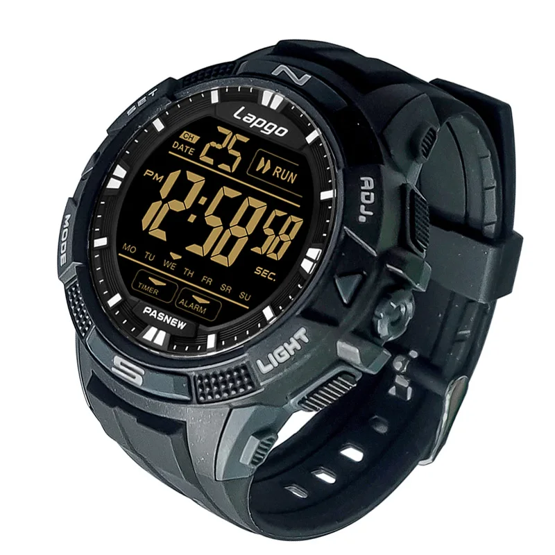 Original Waterproof Men Digital Watch Large Dial Electronic Diving Wristwatch Male Outdoor Sport Hand Watch Boy Led Diver Clock