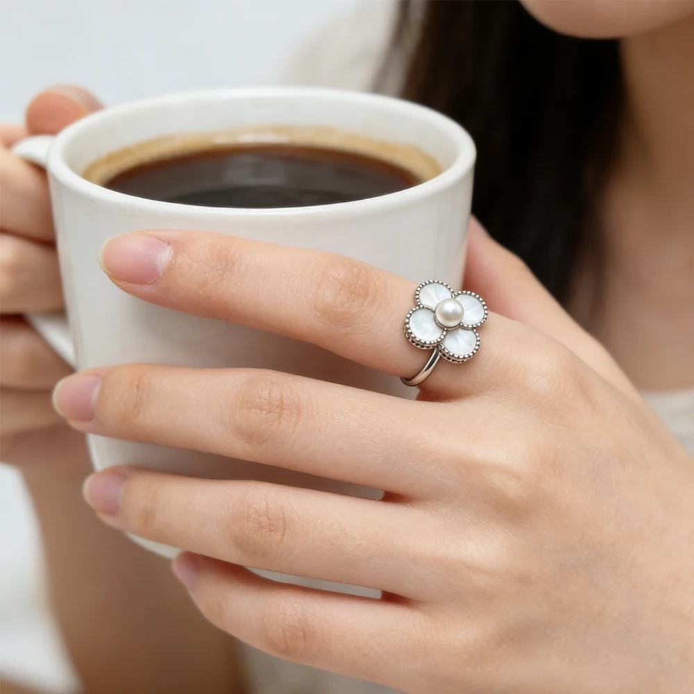 Vintage ring met parel en pare - Formal Wear Jewelry For Women recensie en prijs