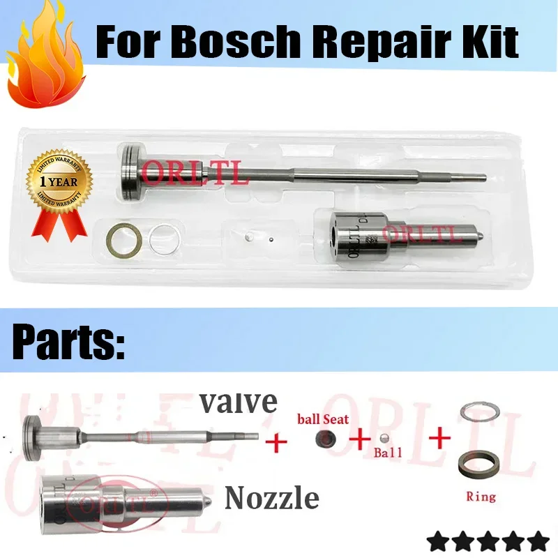 

ORLTL 0445120238 Diesel Injector Nozzle DSLA124P5516 Valve F00RJ02130 Repair Kits Fuel for CUMMINS 5263316 5135790AD 0986435505