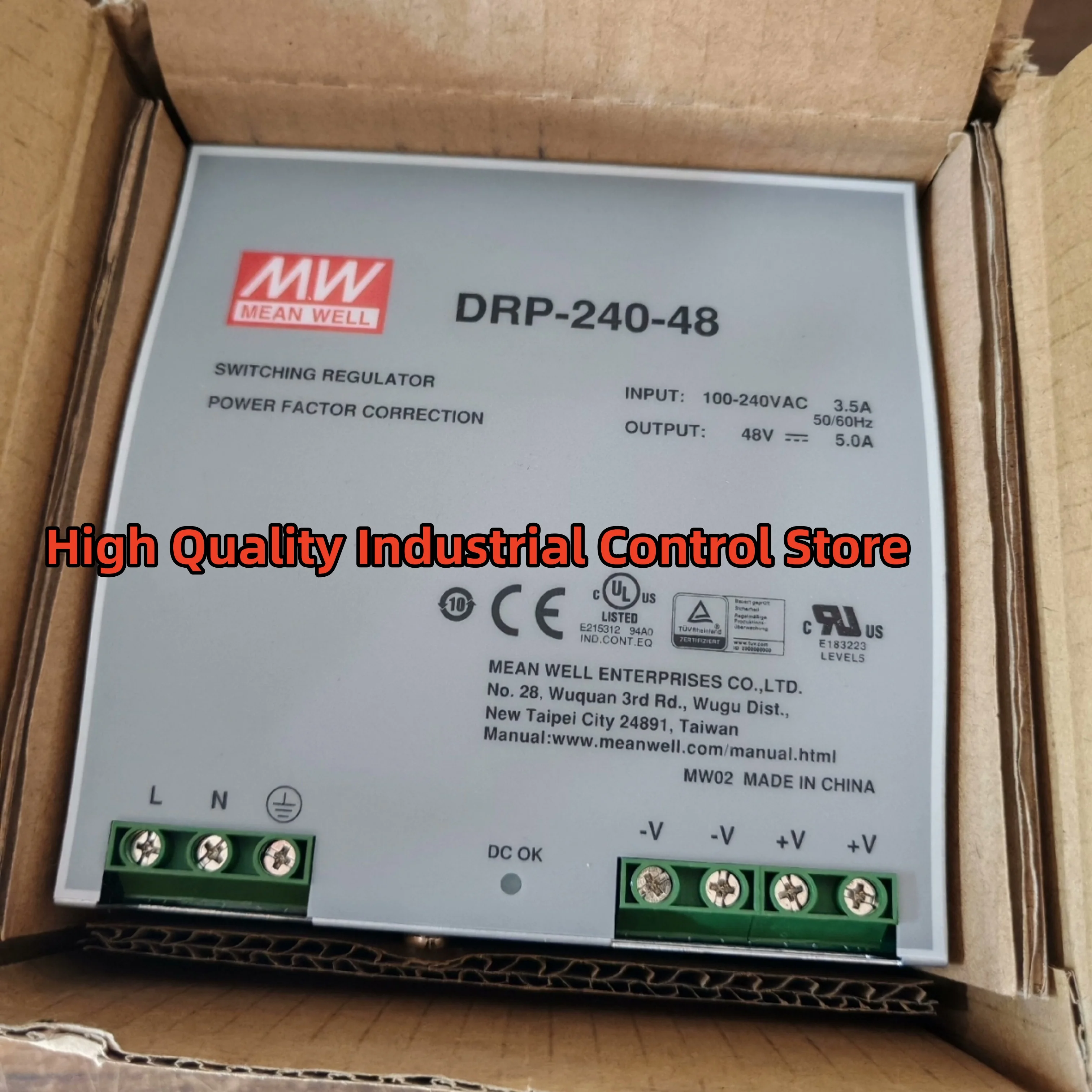

DRP-240-48 | 48V DRT-240-48 | 48V Switch Power Supply 100%NEW