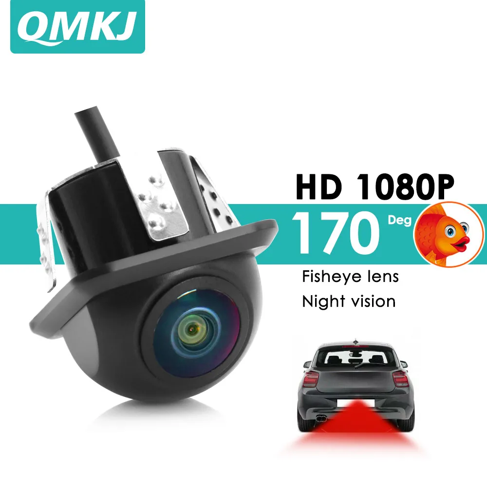 

HD 1080P Car Universal Rear view camera wide-angle lens fish eye motor vehicle reverse camera camera waterproof night vision