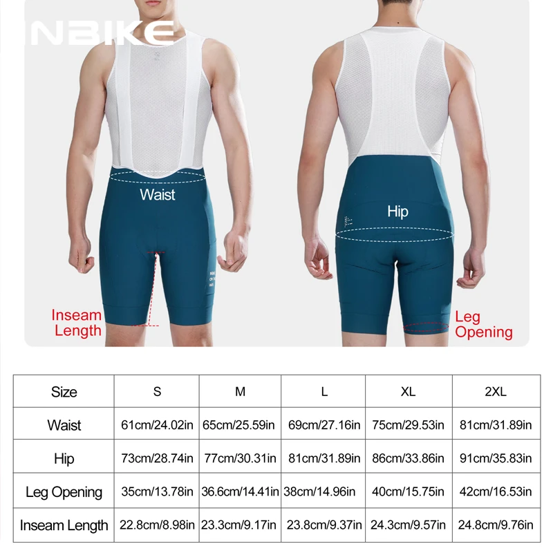 INBIKE Summer Cycling Bib Shorts 3D Padded Men\'s MTB Bike Shorts Pants Man Road Cycling Pants Bicycle Shorts with Pocket Clothes