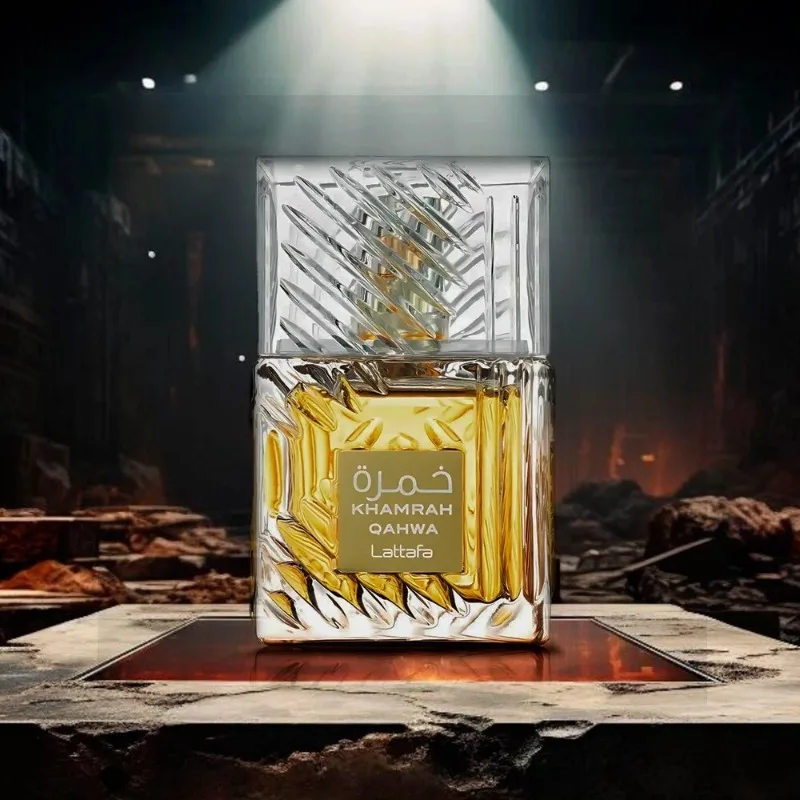 Lattafa Khamrah Qahwa Eau de Parfum Spray للجنسين 100 مل عطور عربية أصلية دائمة عطر فانيليا شرقية مكياج كولونيا #1