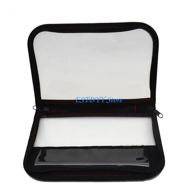 

G6DE 2Pcs Portable Fishing Lure Jigs Bag with Zippers Saltwater Jigs Carry Pouches Fishing Lure Baits Tackle Storage Bag
