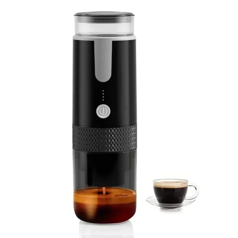 Mini Travel Manual Coffee Machine Portable Wireless Espresso Machine Compatible Capsules Perfect for Camping Travel Office