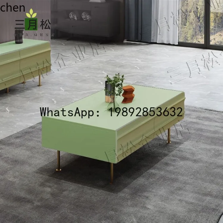 

TV cabinet simple floor cabinet living room locker small apartment coffee table combination