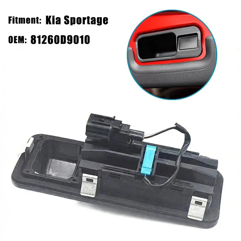 Rear Door Opener Tailgate Switch For Kia Sportage 2015-2022 Trunk Release Handle Outside Lid Lock Handle 81260D9010