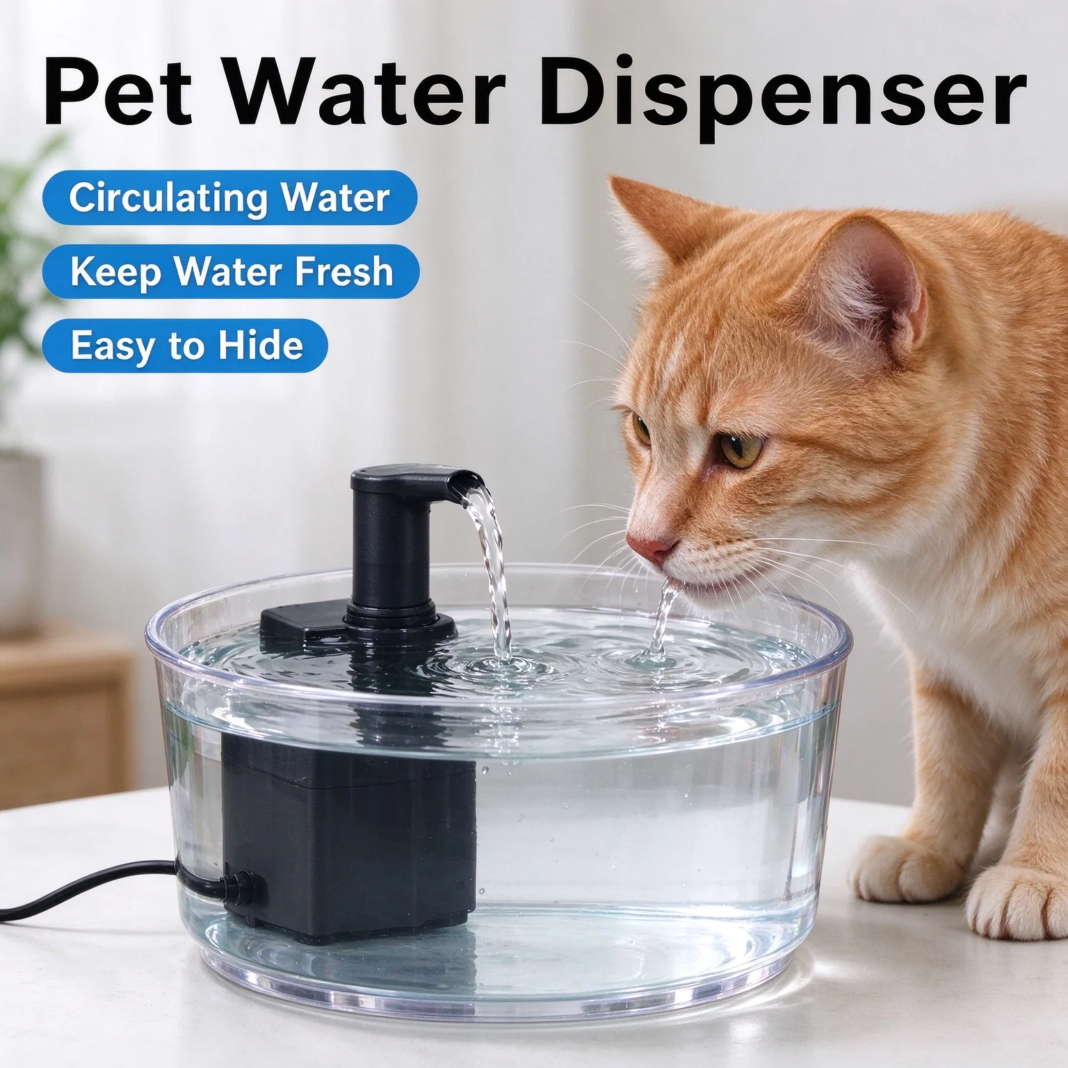 HTMCK New Mini USB Water Electric Pump 5V USB Submersible Pumps Pet Water Dispenser For Pool Fountain Rockery Filter Pump gallery 5