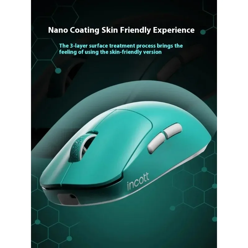 Incott G23 V2 ProHot-swappable micro-mouse for gaming, office, and lightweight wireless