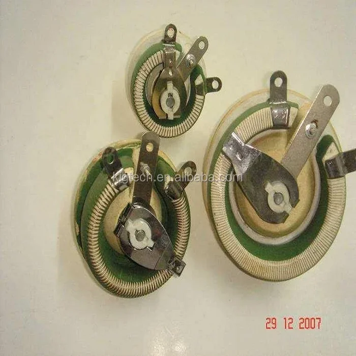 Rheostat putar bentuk bulat