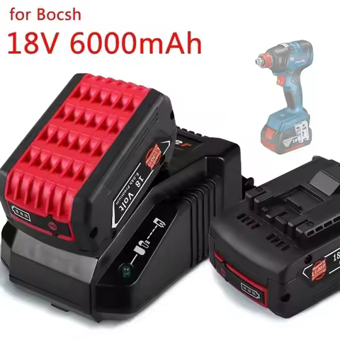 18V Original Lithium Battery Replaceable for BOSCH Battery Pack 6.0AH Original Tool Rechargeable Battery Ultra long life