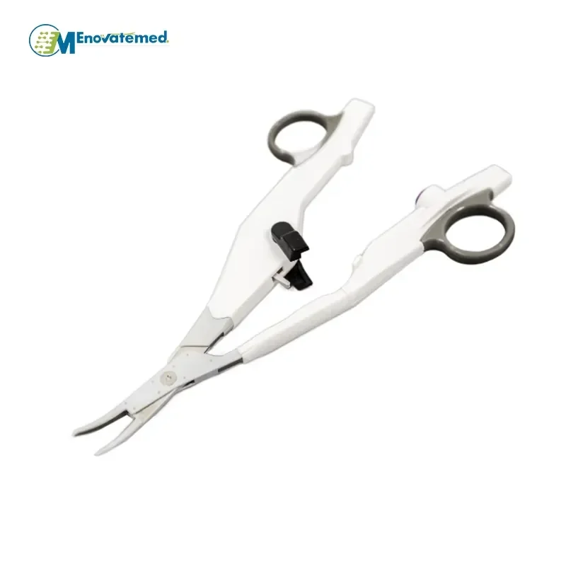 CE ISO Ligasure Vessel Sealing Forceps with 40 Degree Curved Jaw for Precise Open Surgery