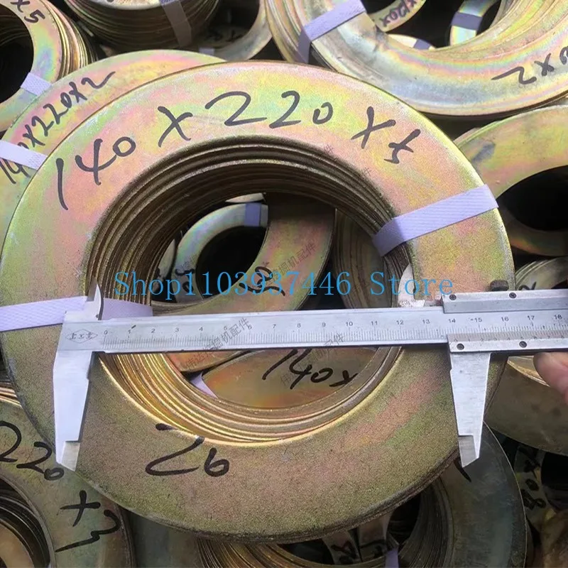 10pcs Brand New 80x120x2 MM Excavator Bucket Shaft Shims Metal Wear Resistant Iron Shims Round Thickened Gap Lron Bucket Pin