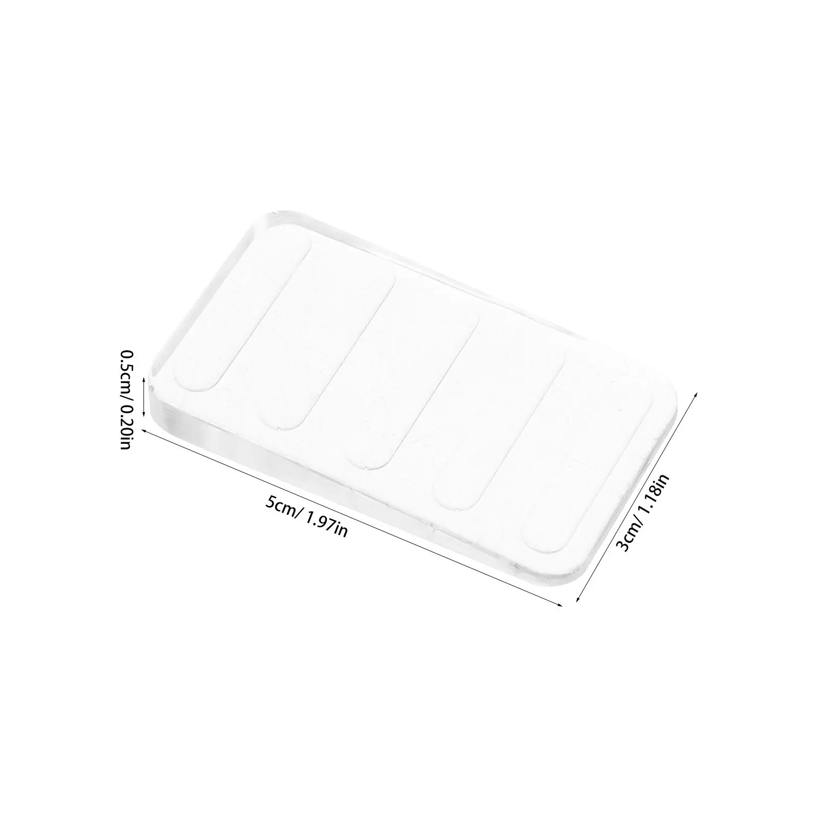 20Pcs Furniture Levelers High Strength Plastic Wedges for Household Office Tables Chairs Sofas Bed Legs Anti Wobble Pads