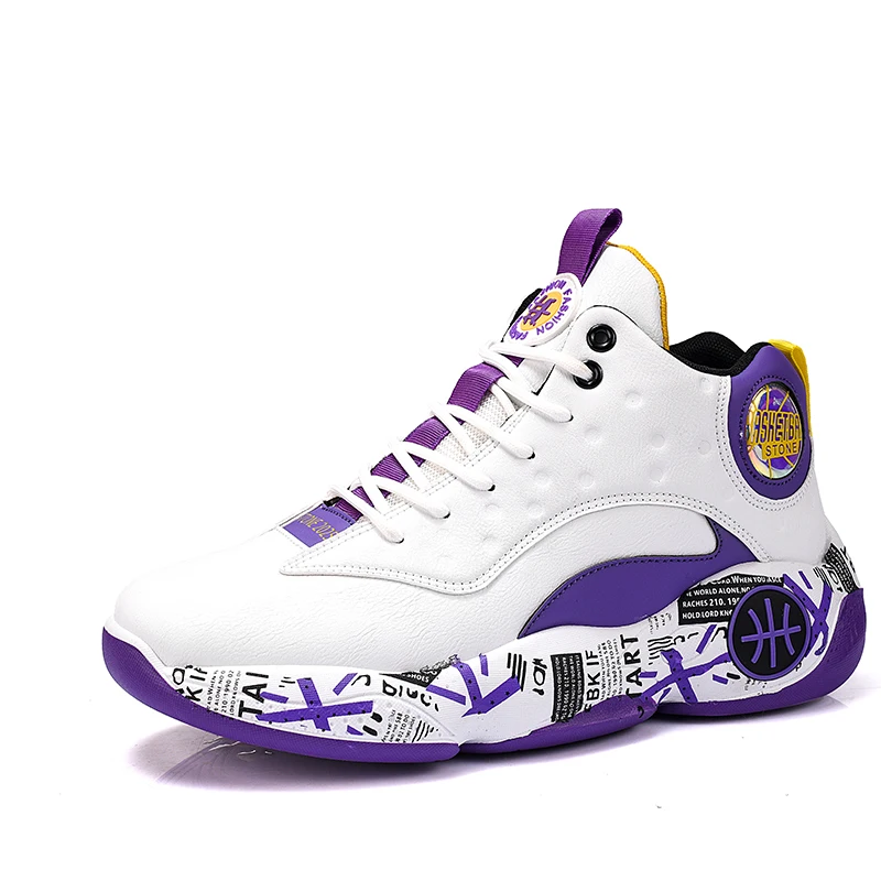 

VIPOL Men's sports shoes, anti-slip shoes, new winter basketball shoes, sports shoes, trendy mid-top sports basketball shoes