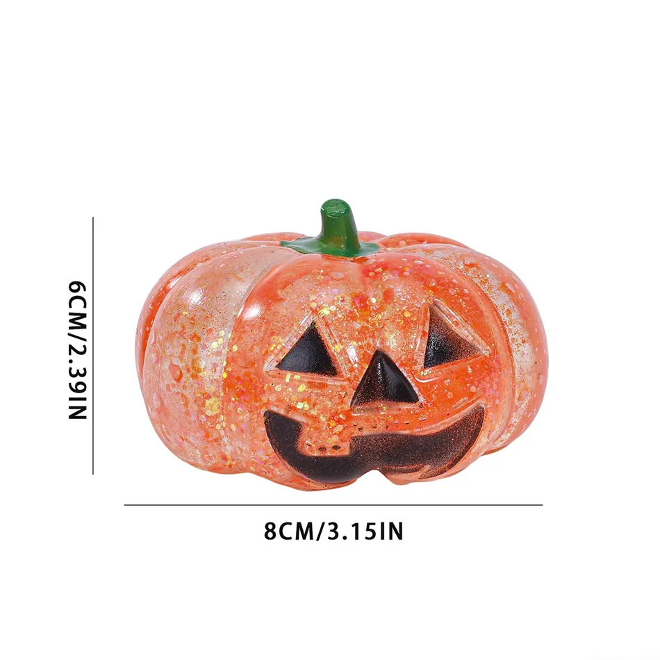 Glitter Pumpkin Squishy Balls – detail image 1