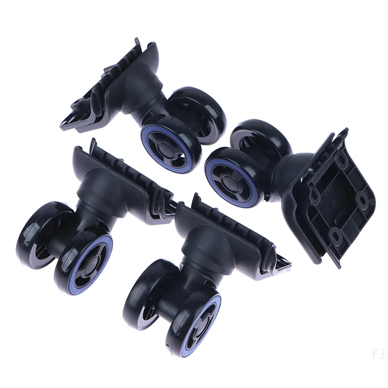 [YU] 1 ensemble de roues de bagages de remplacement, roues de valise de voyage, roue muette pivotante à 360 degrés pour valise, accessoires universels