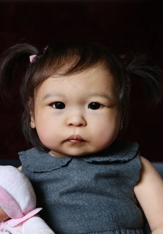 Npk 25 ''alta quantidade peças de boneca inacabadas cor fresca tamanho enorme reborn min li toque macio com kit de bonecas de corpo de pano