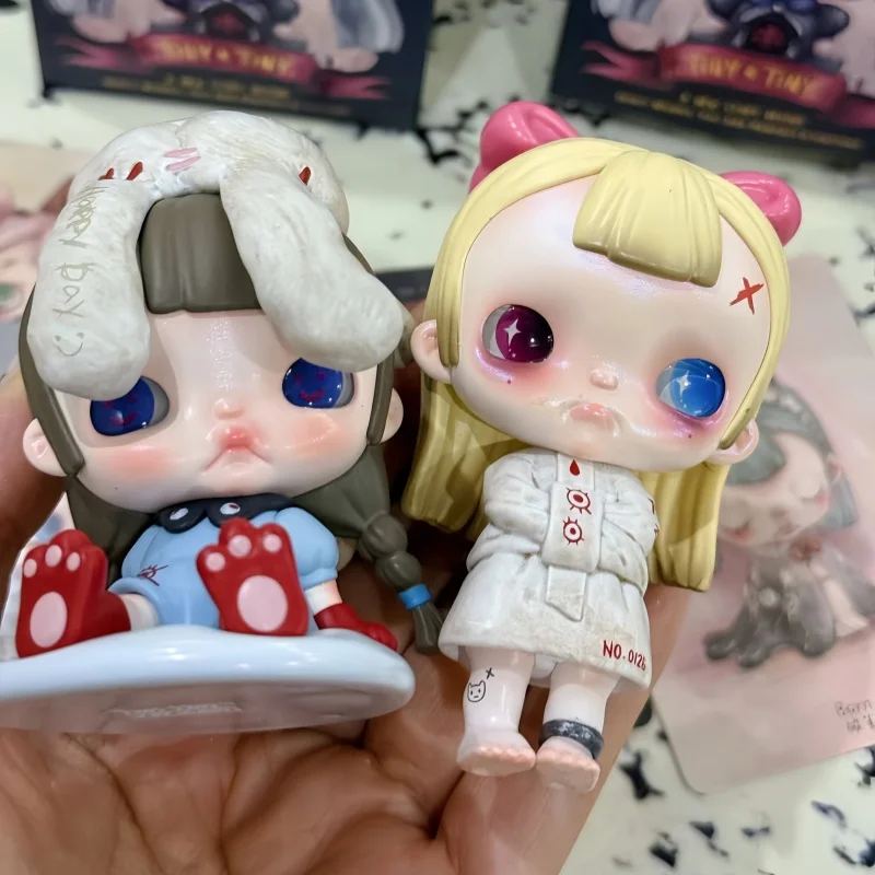 

Hot Origina Pop Mart Tiny Tiny Opening Series Blind Box Figures Cute Girly Trendy Toy 12 Regular 1 Hidden Styles Desk Kids Gifts
