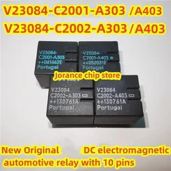 1pcs/lot new original V23084-C2001-A303 -A403 V23084-C2002-A403 A303Tyco DC electromagnetic automotive relay with 10 pins