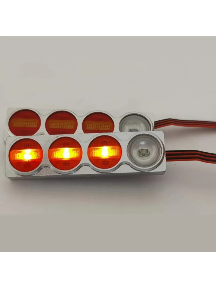 Voor 1/14 Tamiya RC Truck Auto Voor scania R620 Voor man 1851 3363 563 DIY Accessoire LED Modder Hoofd Achterlicht - afbeelding 2