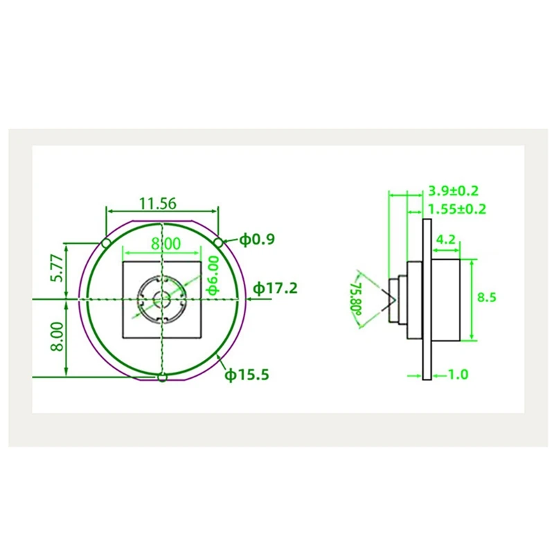 A16R-GM861XS UART/USB Small Scan Engine Embedded Decoder Barcode QR Code Scanning Head Module