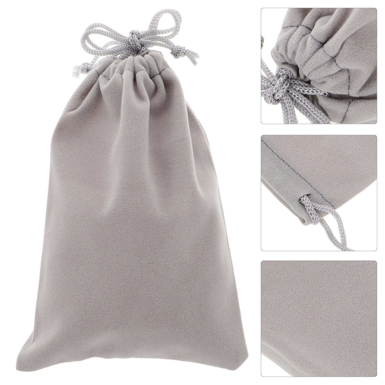 

Ocarina Protection Bag Coin Organizer Velvet Jewelry Bags Protective Small Travel Earring and Necklace Pouch Flannel Container