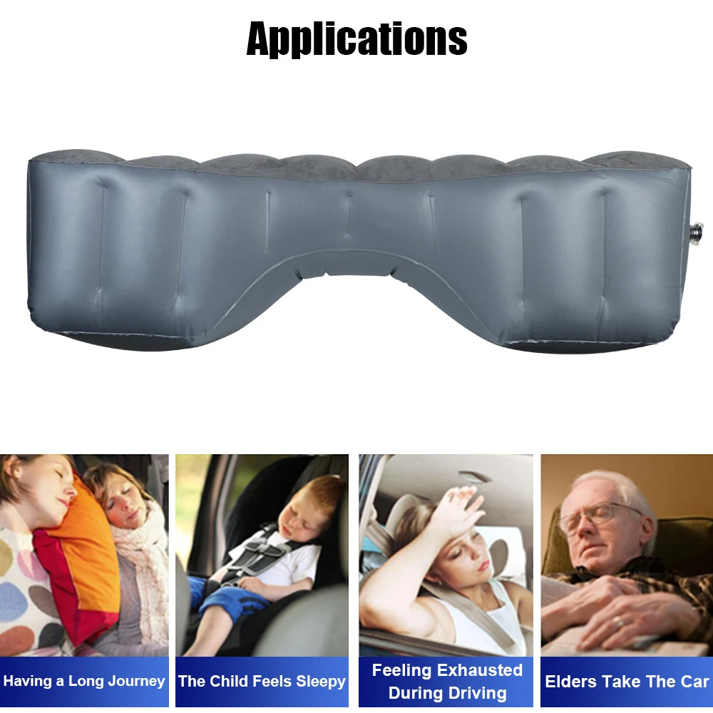 Car Bed Mattress Air Cushion Back Seat Gap Pad For Travel Camping Outdoor Inflatable Durable